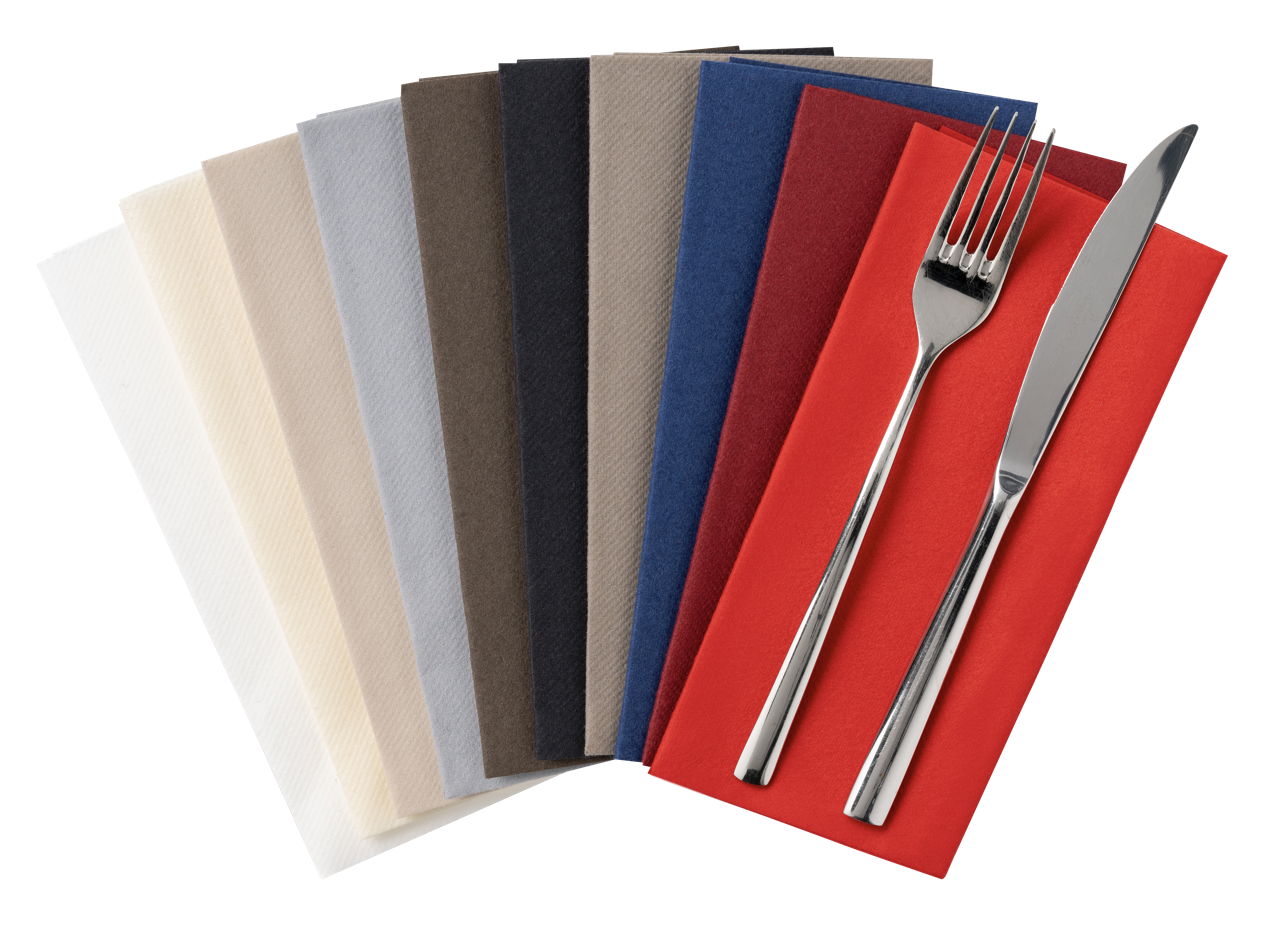 Airlaid 8-vouw servet 40x40 cm